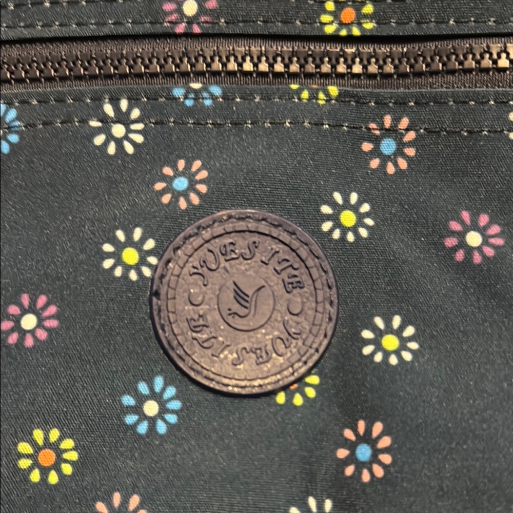 Floral Blue Crossbody Bag - Picture 2 of 4